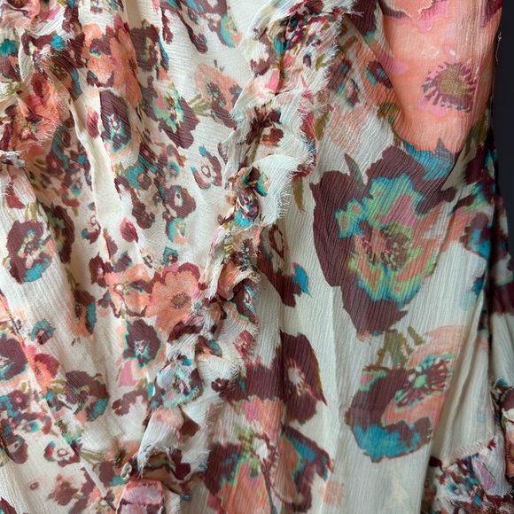 NWOT Ulla Johnson Avrelie
Floral Silk Midi Dress Size 12 - Picture 9 of 9